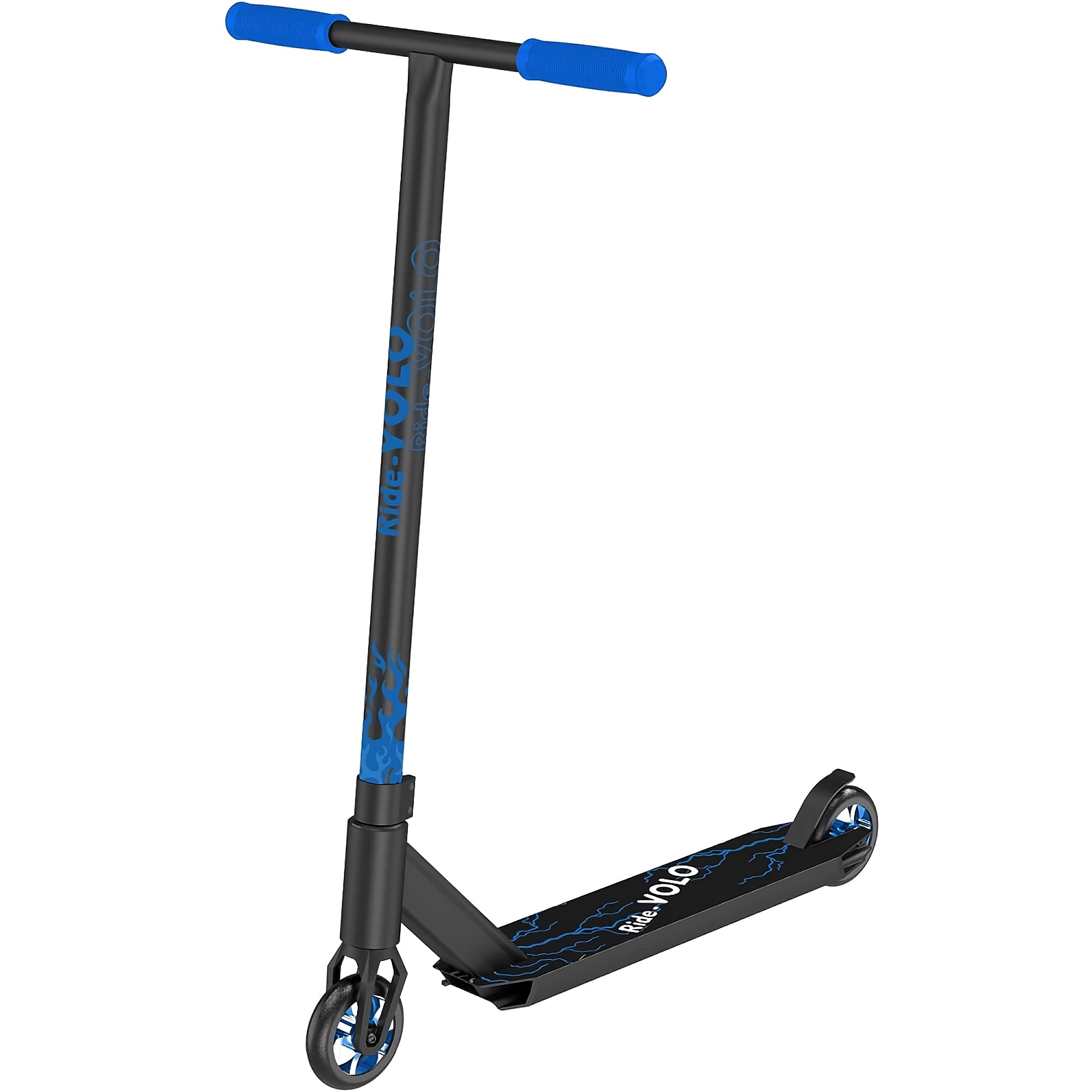 TOYTEXX T01 Beginner Stunt Scooter with HIC Compression, Lightweight Deck, for Kids & Adults – Blue