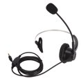 thumbnail image 4 of Business Headset, Call Center Headphone Single Ear Adjustable Volume 3.5mm Soft With Mic For Office, 4 of 8
