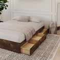thumbnail image 2 of Nexera Nocce Storage Bed with Headboard, Truffle, 2 of 8