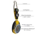thumbnail image 3 of 4-in-1 Altitude Meter Altimeter Barometer Compass Thermometer Portable Camping Hiking Compass Outdoor Tool, 3 of 9