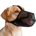 thumbnail image 4 of TISHITA Muzzle for Dog Adjustable Breathable Anti Bite Portable Cage Muzzles Comfortable Black Small, 4 of 7