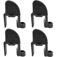 thumbnail image 1 of 4 Pcs Boat Fender Clips， Boat Quick Adjust Pontoon Boat Square Rail Fender Cleats/Clips/Hanger for Bumpers Black, 1 of 5