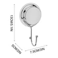 thumbnail image 4 of Kitchen Hook Stainless Steel Non-perforated Strong Adhesive Hook Bathroom Seamless Hanger Clothes Hook, 4 of 9