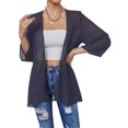 thumbnail image 4 of Faithtur Veste en Mousseline Transparente pour Femme, Haut de Couverture Décontracté, Cardigans de Plage, 4 of 6