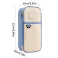thumbnail image 3 of Kyusrd Summer Savings Deals 2025!Singles Layer Hanging Rope Large Capacity Canvas Pencil Case Stationery Bag Multifunctional Pencil Case, 3 of 6