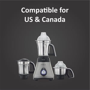 Preethi Steele 110v Mélangeur pour cuisine 3 Jaune & 550w Mélanger Parfait pour le broyage & Canada.