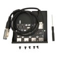 thumbnail image 3 of Panneau Avant PCIE Vers USB 3.0 PC, Large Applicabilité Haute Vitesse Anti-interférence 3,5 Pouces Hub USB Pour Ordinateur, 3 of 8