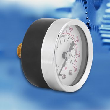 1/8NPT Pressure Gauge, 0-160PSI 1/8NPT Pressure Gauge Manometer Water Oil Air Pressure Meter Pneumatic Control Pressure Gauge