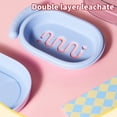 thumbnail image 3 of Containers with Lids for Organizing,Bathroom Decor Box Quality Soap Tray Double Layered Soap Container with Lid Striking Aesthetics and Removable Dividers - Upgrade Your Bathroom Decor, 3 of 6
