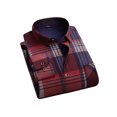 thumbnail image 1 of LUXUR T-shirt pour Homme à Boutons, T-shirt à Col à Revers, Hauts Coupe Régulière, Blouse à Col Rabattu, Chemises d'Hiver 608 TTG, 1 of 2
