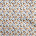 thumbnail image 1 of oneOone Silk Tabby Rose Brown Fabric Floral Sewing Craft Projects Fabric Prints By Yard 42 Inch Wide, 1 of 5