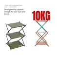 thumbnail image 3 of MesaSe Camping Cups Bowls Detachable Storage Rack Hung Shelf With Panel Hole Aluminum Alloy Bracket Picnic BBQ Tableware Cookware Storage Rack Campsite Tools Shelf, 3 of 7
