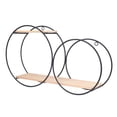 thumbnail image 3 of Circle Shelf Wall Decor, Round Design Round Shelf Dual Use  For Tea House For Living Room For Office, 3 of 8