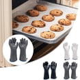 thumbnail image 4 of Liquid Silicone Oven Gloves Heat for Cooking Baking and Kitchen Grilling Tasks, 4 of 4