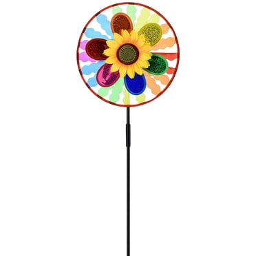XZNGL Solar Lights Solar Garden Lights Garden Decorations Sunflower Windmill Party Windmill Sunflower Windmill