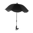 thumbnail image 2 of TISHITA Parasol de Chaise de Plage à Pince Réglable pour Cour Arrière Camping Noir, 2 of 8