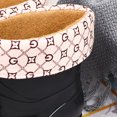 thumbnail image 3 of Boot Womens Rain Boots Fashion Antiskid Short Rain Boot Round Head Radian PVC Plastic Rain Boots, 3 of 5