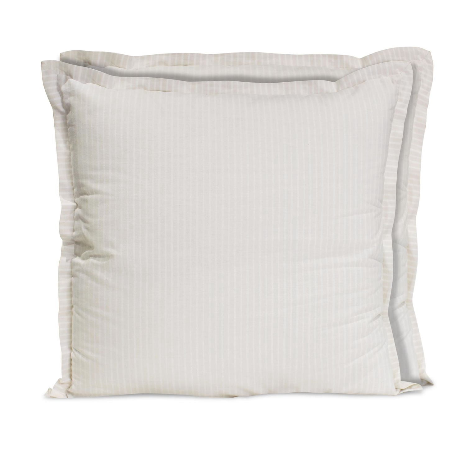 Hometrends 2 Pack Pinstripe Euro Pillow