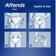 thumbnail image 5 of Attends Culottes Avancées Culottes d'Incontinence, Très Grand, Absorption Maximale, 60 Unités, 5 of 5