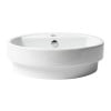 thumbnail image 3 of ALFI Brand ABC702 Évier Rond Semi-Encastré en Céramique de 19 Po avec Trou pour Robinet, Blanc, 3 of 3
