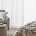 thumbnail image 3 of Bouclair White Gusta Embroidered Curtain 52x84 in (132x213 cm), 3 of 6
