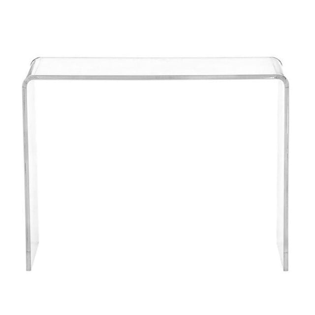 Heavenly Collection Table Console en Acrylique Transparent Moyenne (30" H x 36" W x 8" D)