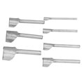 thumbnail image 1 of Strap End Punches, Comfortable To Hold 7Pcs Various Diameters Half Round Cutter Punch Labor Saving High Efficiency  For DIY Leathercrafts Punching, 1 of 8