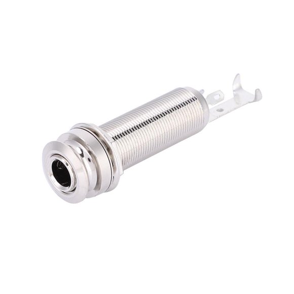 FAGINEY Copper Mono End Pin Jack Socket for Electric Guitar Ukulele Pickup, End Pin Jack, Guitar End Pin Jack