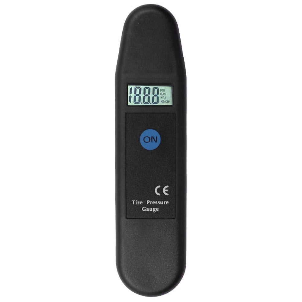 Digital Tyre Pressure Gauge Portable 1-50PSI Tire Pressure Gauge PSI/ KPA/ BAR Units Pressure Measurement Settings Battery Powered Monitoring Tire Pressure