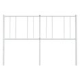 thumbnail image 2 of vidaXL Metal Headboard White 150 cm, 2 of 5