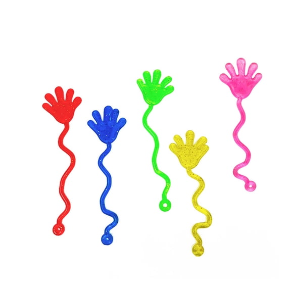 Stretchy Sticky Hand Toy 4.1 Inch Sensory Fidget Toy For Kids Party Favors Classroom Prizes Stretchable Elastic Hand With Strong Adhesion 4G