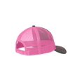 thumbnail image 2 of Top Headwear Snapback Trucker Cap - Steel Grey/Neon Pink, 2 of 2