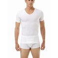 thumbnail image 1 of Underworks Mens Microfiber V-Neck Light Compression T-Shirt, 1 of 5
