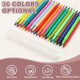 thumbnail image 3 of Uxcell Marqueurs à Double Pinceau, Pointe Fine Café et Stylo à Pointe Pinceau pour Colorier, 6 Pcs, 3 of 6