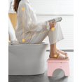 thumbnail image 2 of Toilet Stool Squat Adult . Poop Stool - Ergonomic Squatting Position Portable Bathroom Stool for Adults Easy to Use Pooping Stool Improve Potty Posture and Comfort, 2 of 9
