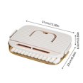 thumbnail image 4 of Binwennn Laundry Containers for Organizing Lunch Bowls for Adults Organizers inside Food Storage Container Dumpling Cookie Container Transparent Food Preservation For Kitchen And Refrigerator, 4 of 6