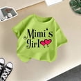 thumbnail image 5 of PMVFHDE Hauts Décontractés pour Fille Robe T-Shirt pour Filles T-Shirts Chemises pour Fille Grande Taille T-Shirts Mignons pour Fille T-Shirt Graphique Mignon pour Fille Col Rond Manches Courtes T-Shirt d'Été Décontracté Vert Clair, 5-6 Ans, 5 of 5