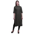 thumbnail image 1 of Bimba Robes Tuniques Droites Imprimées à Boutons pour Femmes Kurti X-Small, 1 of 6