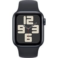 thumbnail image 2 of Apple Watch SE2 40mm GPS Midnight Aluminum Case with Midnight Sport Band - M/L, 2 of 2