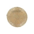 thumbnail image 1 of Christmas Beaded Round Coaster Gold - Set of 6, 1 of 4