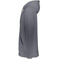 thumbnail image 2 of Youth Wicking  Fleece Hoodie M Graphite, 2 of 2