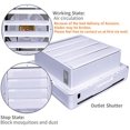 thumbnail image 4 of SAILFLO 10 Inch Exhaust Shutter Fan 2-Way Linkage Blower 470 CFM Strong Reversible Airflow Wall Mounted Ventilation Fan for Vents Attic Kitchen Bathroom Basement 10" Diameter Propeller, 4 of 5