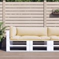 thumbnail image 2 of vidaXL Pallet Cushions 3 pcs Beige Fabric, 2 of 5