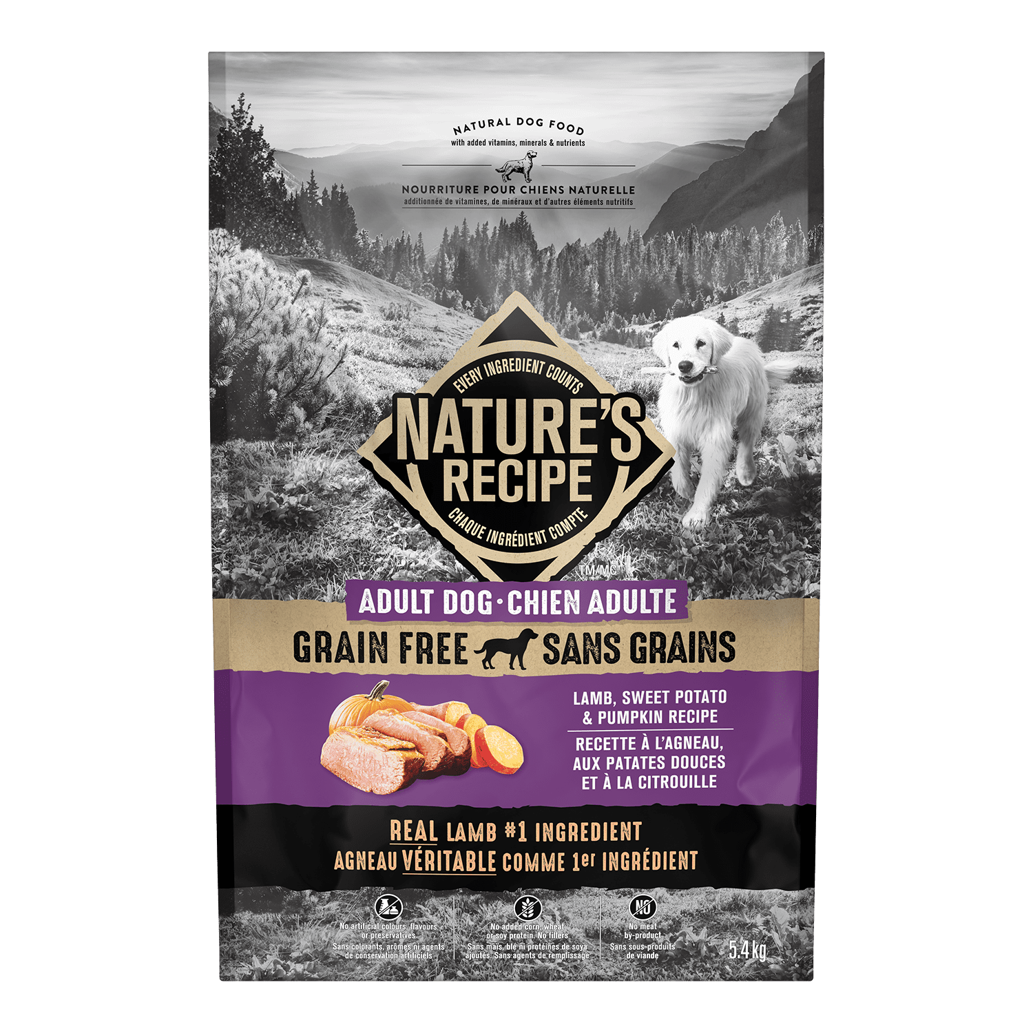 Natures Recipe 5.4KG Grain Free Adult Dog Food