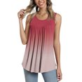 thumbnail image 2 of Birdeem Blouse Sans Manches Décontractée d'Été pour Femmes, Col Ras du Cou, Hauts, T-Shirt à Imprimé Floral, Gilet pour Femmes, 2 of 6