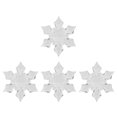 thumbnail image 3 of Nikou 60Pcs 4.5cm Snowflake Decorations Christmas Ornament Tree Pendant Exquisite Workmanship for Christmas Party Wedding Ornament, 3 of 7