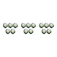 thumbnail image 3 of Maytalsory 5pcs Artificial Float Lotus Flowers Elegant Low Maintenance Realistic Appearance milky white 3Set, 3 of 6