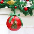 thumbnail image 1 of Suncoda Holiday Ball, Holiday Ball Ornament Tree Ornament, 2.8 Inch Multi-Style Holiday Light Bulb Ornament Holiday Tree Ornament Tree Dress Family Party Holiday Ornament, 1 of 6
