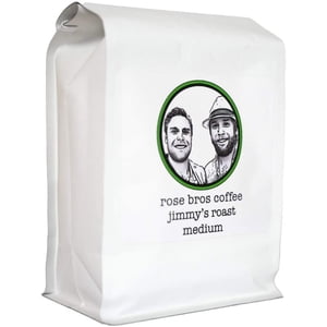 Rose Bros Coffee, Chez Jimmy, Colombia, Rôtissement moyen, entier Coffee Haricots, 1 Voir lb - Certifié biologique, Fairtrade, Kosher Coffee