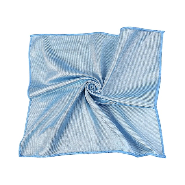 Microfiber Glass Cleaning Cloths 30X30Cm Streak Free Lint Free Cloth For Windshields Windows Stainless Steel And Polishing